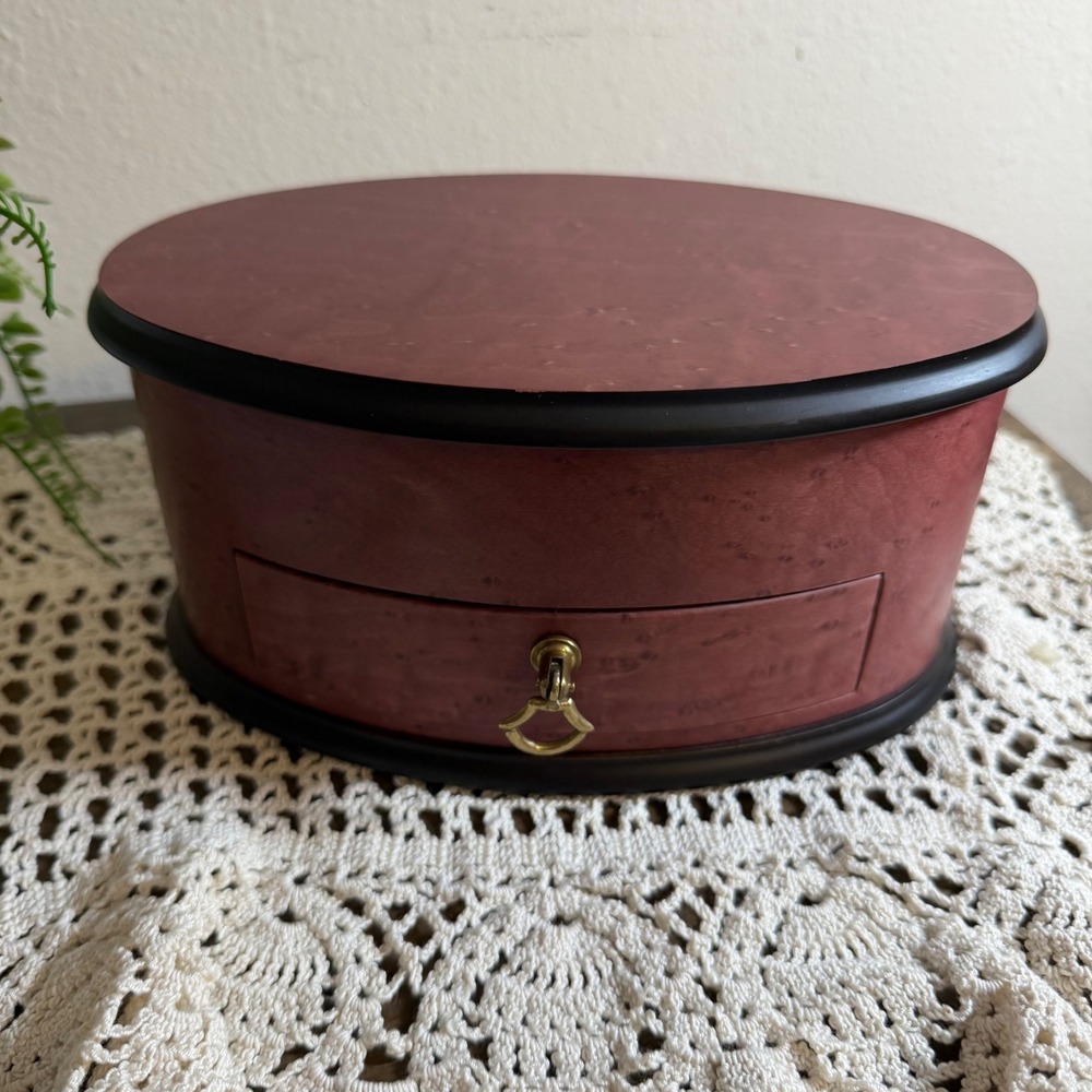 Vintage Romance Swiss Made Musical Jewelry Box Bolero M. Ravel Made in Italy